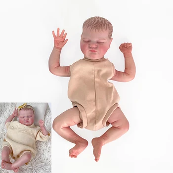 19-дюймовый комплект для новорожденных кукол-Реборн Baby Quinlyn Реалистичные Мягкие на ощупь Уже окрашенные Незаконченные детали куклы