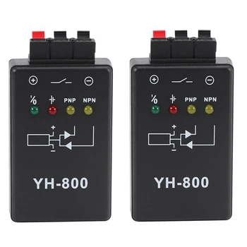 2X Тестер фотоэлектрических переключателей YH-800, бесконтактный тестер магнитных переключателей, тестер датчиков (без батареи)