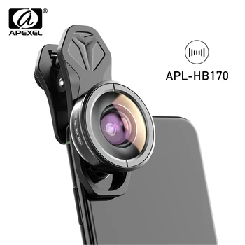 APEXEL HD Оптический Объектив Телефона 170 Градусов Супер Широкоугольный Объектив Камеры Оптические Линзы для Apple iPhone Xiaomi Samsung Все Смартфоны