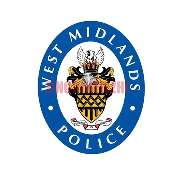 Автомобильные Наклейки Виниловая Наклейка На Мотоцикл Украшение Ноутбука West Midlands Police Racing Шлем Наклейки