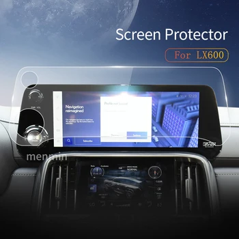 Автомобильные Наклейки Протектор Экрана Dash Carplay Для LEXUS LX600 2023 Дисплей Из Закаленного Стекла Защитная Пленка Навигация Автоаксессуар