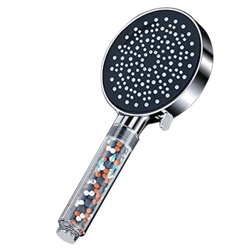 Водосберегающий душ с фильтром, 6 Типов насадок, Энергосберегающая насадка для душа