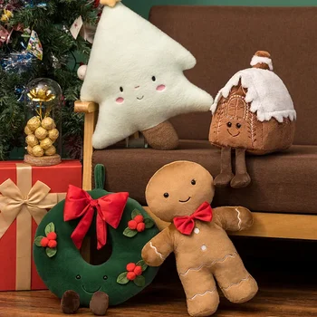 Декоративная подушка Ins на Рождество, милый детский забавный подарок на день рождения, теплый и стильный, с персонализированной рождественской подушкой