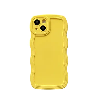 Для Huawei P30/40/50 Чехол для телефона силиконовый волнистый для девочек Противоударный милый чехол для телефона
