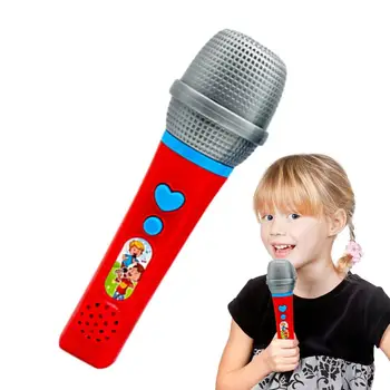Караоке-микрофон для детей Детские караоке-микрофоны Легкий Прочный Портативный микрофон Игрушка для детей Подарок на День рождения для девочек
