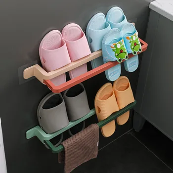 Креативный многофункциональный выдвижной полотенцесушитель без перфорации, выдвижная подставка для обуви, полотенцесушитель, многоцелевой полотенцесушитель для ванной комнаты