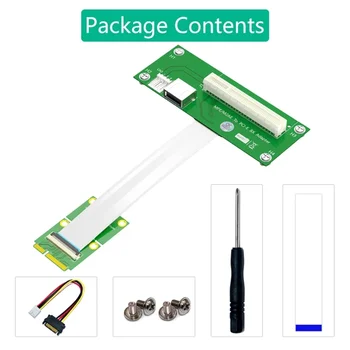 Мини-Адаптер PCIE к PCIExpress с Удлинителем Платы USB2.0 4Pin Power Magnetic Pad Вертикальной Установки