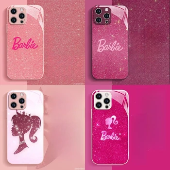 Мультфильм Милый Чехол Для Мобильного Телефона Barbie Kawaii Аниме Защитный Чехол Для Мобильного Телефона От падения Прочный Розовый Harajuku Y2k Новый Стиль