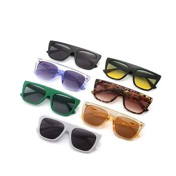 Новый европейский и американский тренд Ретро Солнцезащитные очки Модная индивидуальность Солнцезащитные очки в стиле леопардового цвета Ins