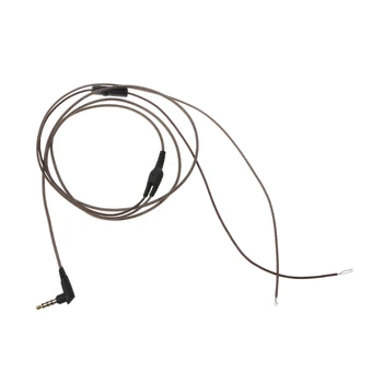 Новый кабель для наушников с микрофоном 3,5 мм, чистый звук с регулятором громкости для игровой гарнитуры, удлинитель 1,2 м