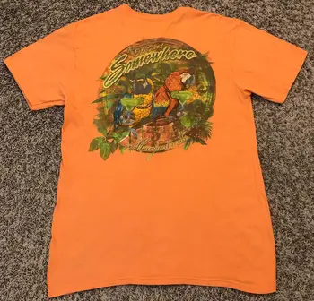 Официальная мужская оранжевая футболка Margaritaville 