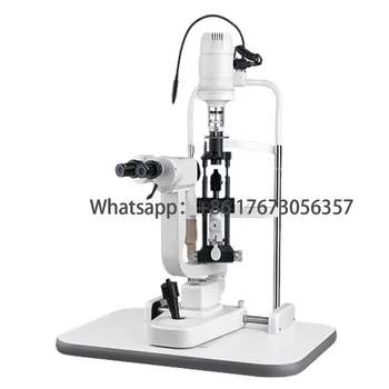Офтальмологический цифровой оптический прибор для проверки зрения с двойным увеличением, щелевая лампа, Офтальмологический портативный микроскоп с щелевой лампой