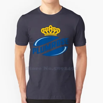 Повседневная уличная одежда Plumrose, футболка с графическим логотипом, футболка из 100% хлопка