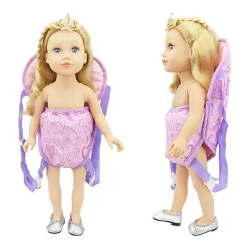 Подходит для Переноски 4045-сантиметровых Кукол-младенцев И 18-дюймовых Рюкзаков для американских Кукол 18-дюймовые Аксессуары Для Кукол Игрушки 18-дюймовый Кукольный Рюкзак