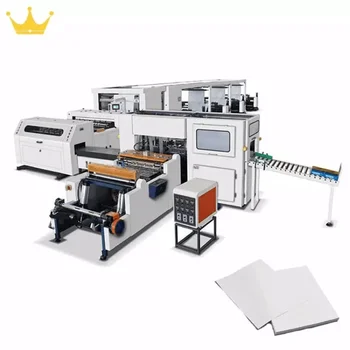 Продается полностью автоматическая машина для резки бумаги формата А4, высокоскоростная линия по производству офисного оборудования для резки бумаги формата А4 80 GSM