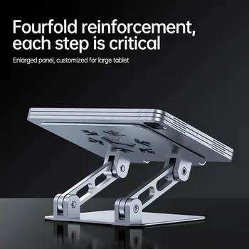 Рекомендуется FRF500 Легкий Прочный цельное основание Полностью алюминиевый 2-осевой складной держатель-подставка для Ipad