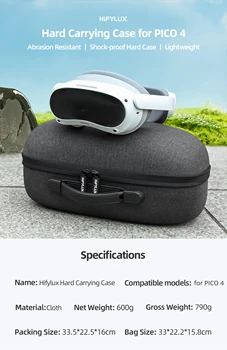 Сумка для хранения PICO 4, очки виртуальной реальности, универсальный защитный чехол для головы, аксессуары для чемодана