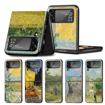 Чехол Van Gogh Art Coque Capa для Samsung Galaxy Z Flip 3 zflip Z Flip 4 5G ZFlip3 Flip3 Flip4 Противоударные Жесткие Чехлы Для ПК