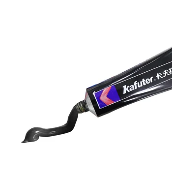 2 штуки 85-граммового черного силиконового герметика Kafuter k-586 для ремонта двигателей автомобилей и мотоциклов, маслостойкого и герметичного, без прокладок