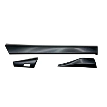 3шт автомобиля Глянцевый черный Центральная консоль Панель приборной панели Декоративная накладка для Honda HRV HR-V Vezel 2021 2022 RHD