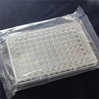 5 шт./лот Одноразовые пластиковые чашки Петри для лабораторных анализов из полистирола, 96 ячеек, стерильные, диаметр 6,8 мм