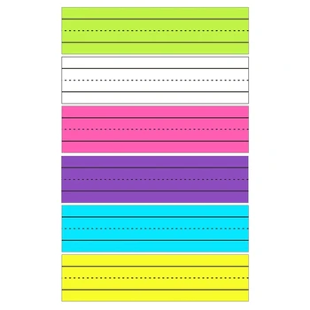 6 шт. цветных магнитных полосок для предложений для учителей, полоски для предложений с магнитами