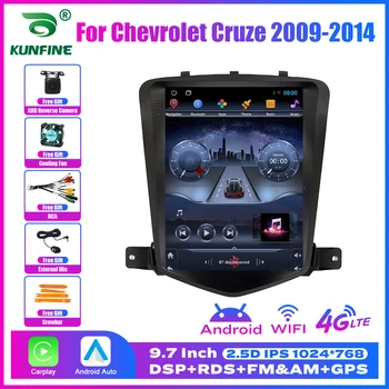 9,7-дюймовый автомобильный радиоприемник Tesla Style 2 Din Android для Chevrolet Cruze 2009-2014, автомобильный мультимедийный стереопроигрыватель, видеоплеер DVD, GPS-навигация