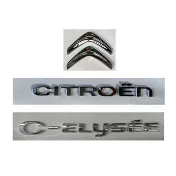 ABS Автомобильный Стайлинг Наклейка на значок заднего багажника Аксессуары для Citroen Логотип C-ELYSEE Эмблема Наклейка Украшение модификации автомобиля
