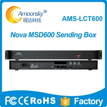 Amoonsky LCT600 Светодиодная Коробка для отправки Без карты Аналогична Nova External Sender Box MCTRL600 С Поддержкой Светодиодной карты управления MSD600