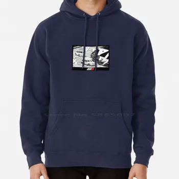 Initial D Hoodie Sweater 6xl Хлопок, Манга Initial D Car Оживляет Thunderclap 86 Scan Race, Женский Подростковый пуловер большого размера