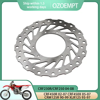 OZOEMPT Передний левый тормозной диск/пластина мотоцикла Применяется к CRF230R/CRF250 04-08 CRF450R02-07 CRF450X05-07 CRM125R90-99 XLR125 93-97