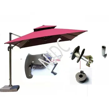 Аксессуары для наружного зонтика, ремонт, балкон, римский зонт во внутреннем дворе, Замена оригинальных деталей, веревка для зонта, Перекидная ручка