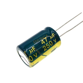 алюминиевый электролитический конденсатор 250 В 47 мкФ Размер 13 * 20 47 МКФ 20%