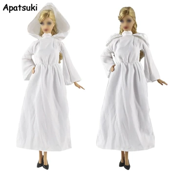 Белый костюм для косплея, одежда для куклы-сестры, платье для куклы Барби, наряды для кукольного домика Барби, аксессуары для куклы 1/6, детская игрушка