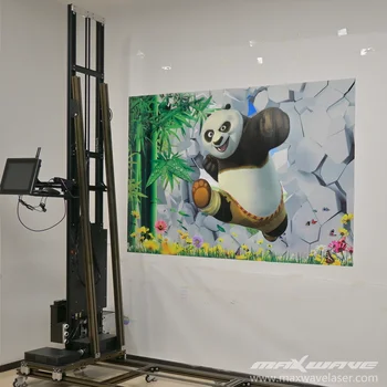 Высота 2,5 метра УФ-настенный принтер Автоматический 3D-Принтер Для Настенного Струйного Настенного Принтера Machine 5D UV Vertical Painting