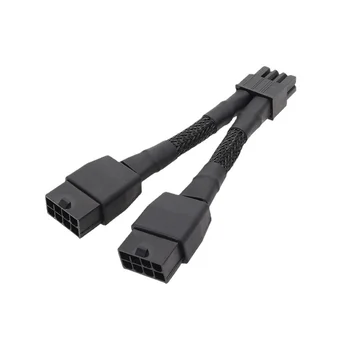 Двойной 8-контактный кабель питания, кабель питания видеокарты для графического процессора K80/M40/P100/V1, 10 см, B