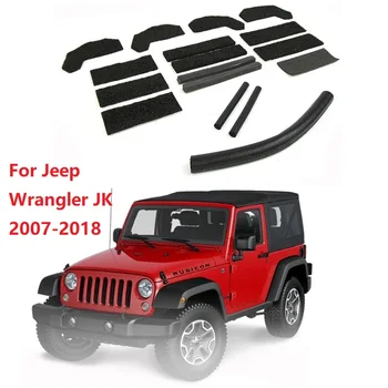Для Jeep Wrangler JK 2007-2018 Комплект Уплотнений Для Пеноблокатора с Жестким Верхом 68026937AB 13510.70 Детали Межкомнатных Дверных Панелей