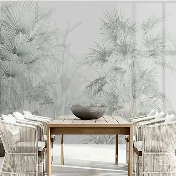 Изготовленный на заказ Американский ботанический сад Ретро настенные обои Домашний декор гостиная Постельное белье Фон комнаты обои для стен 3D