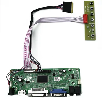Комплект мониторов для N156BGE-L11 N156BGE-L21 N156BGE-LA1 N156BGE-LB1 HDMI + DVI + VGA 1366*768 ЖК-светодиодный Экран Плата контроллера Драйвер
