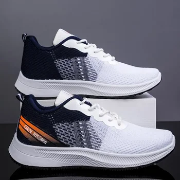 Мужская обувь 2023, новые летние дышащие повседневные кроссовки с рисунком Пейсли для мальчиков, осенняя модная спортивная обувь Sense
