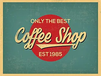 Настенный плакат Only The Best Coffee Shop, жестяная вывеска, винтажный декор ресторана BBQ, столовой, кафе-магазина