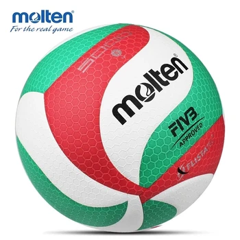 НОВЫЙ волейбольный мяч Molten 5000 Официального размера 5 Волейбол для женщин/мужчин, профессиональная тренировка по матчам в помещении