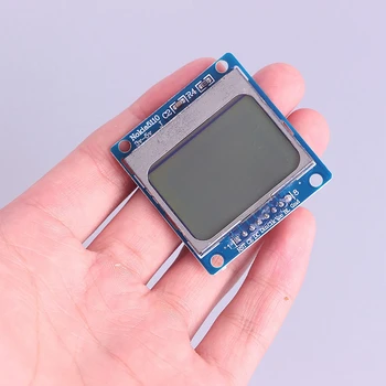 Сделай сам Белый/синий 84 *48 модуль ЖК-дисплея Nokia 5110 для Arduino