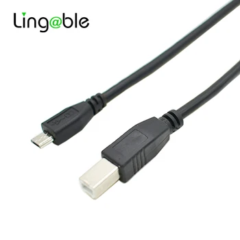 Съемный кабель-конвертер Micro USB 2.0 Male to USB B Male OTG 1 м для электронного пианино Принтер Декодер