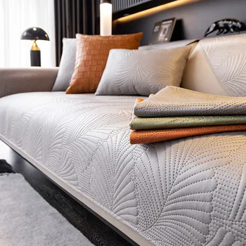 Чехол для дивана из водонепроницаемой ткани, легкая роскошная универсальная подушка для дивана в гостиной, нескользящий чехол для мебели с защитой от царапин