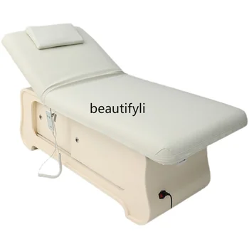 Электрическая косметическая кровать для салона красоты Специальная кровать для лосьона для тела Многофункциональная массажная кровать с постоянной температурой